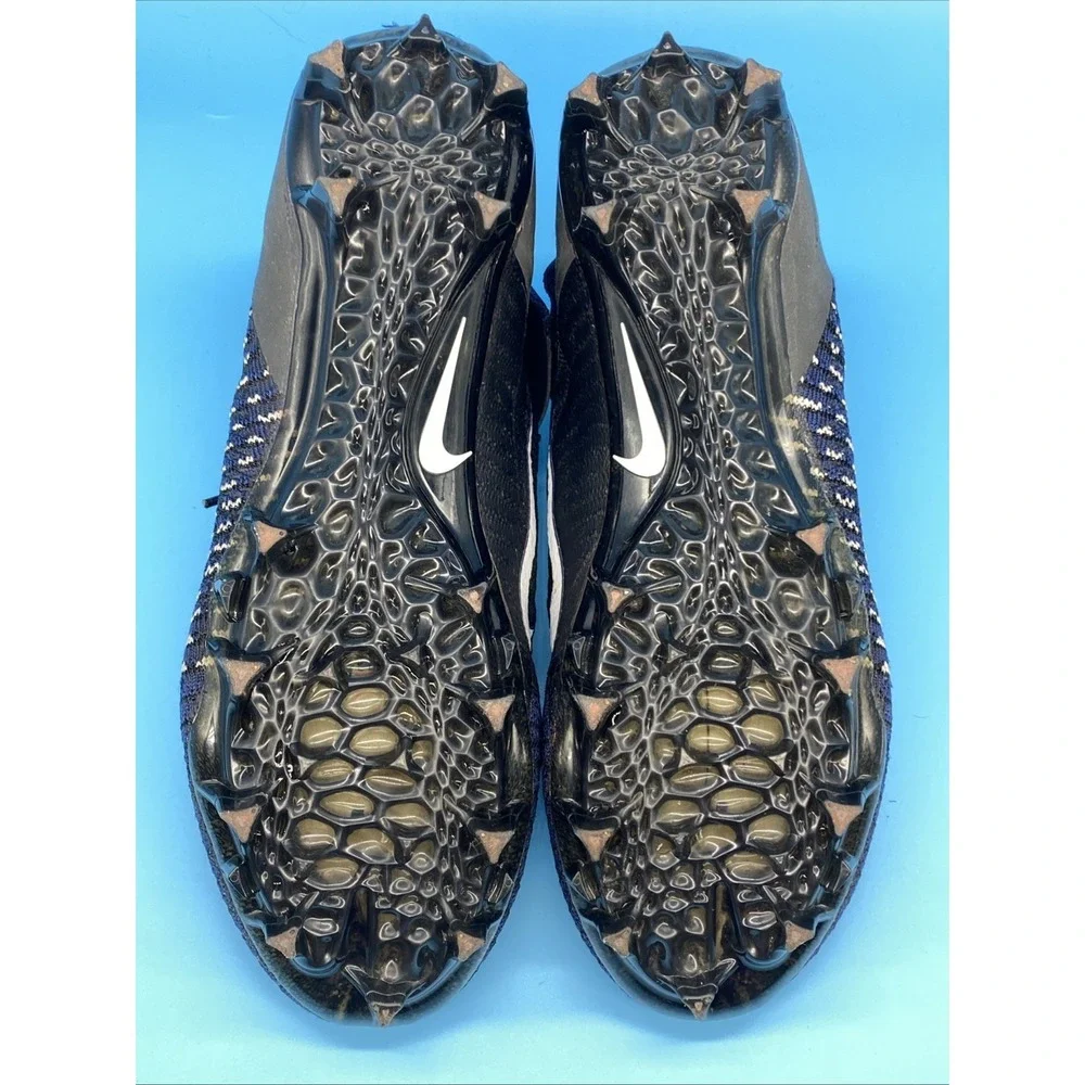 Men's Nike Cleats Alpha Menace Elite 2 Black White Football AO3374-403 Size 11.5